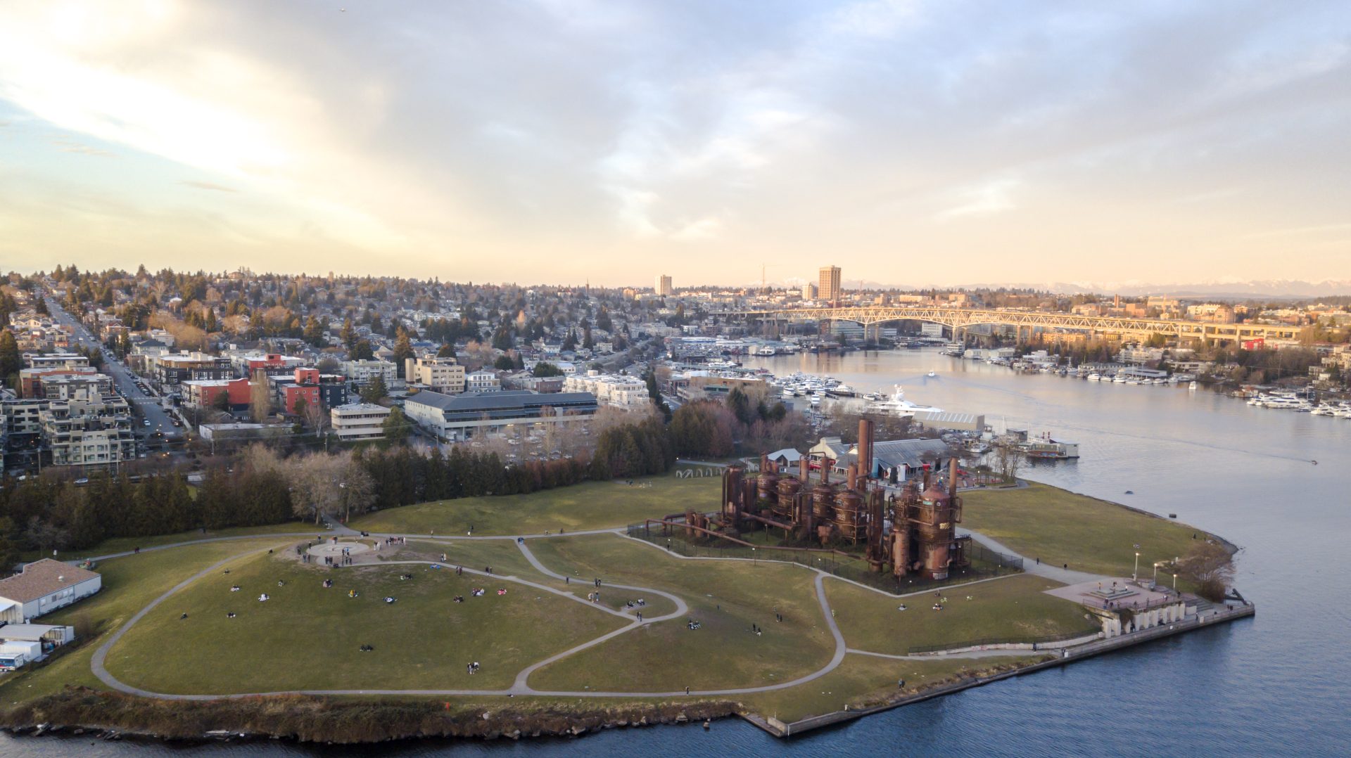 Gas Works Park in Seattle, what a gem!